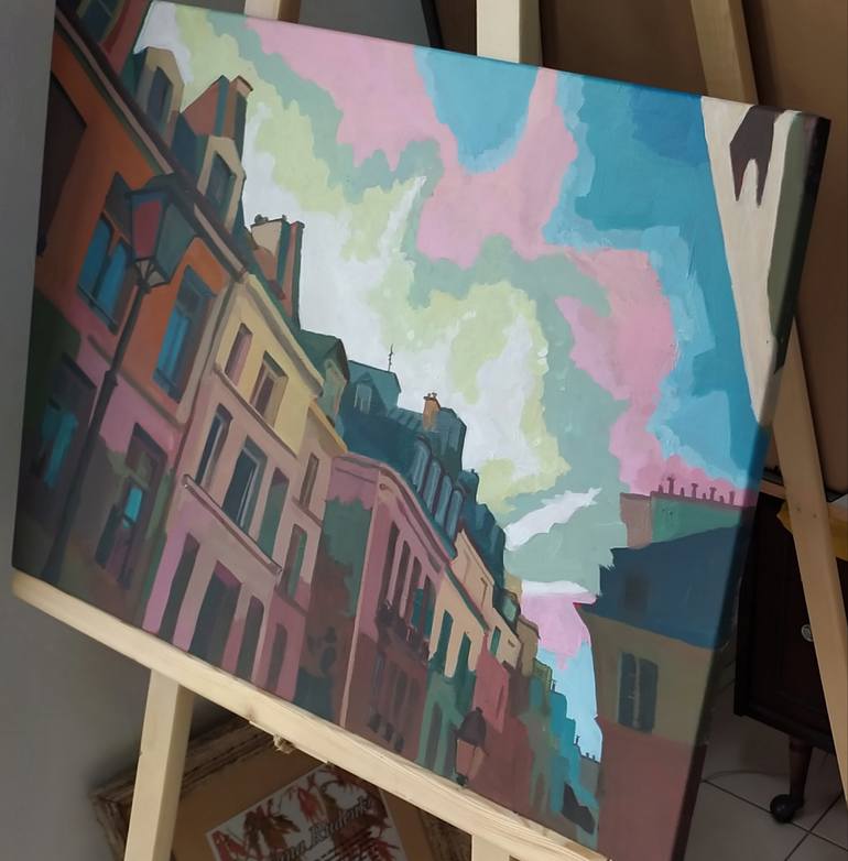 Original Contemporary Architecture Painting by Tatiana Rudenko