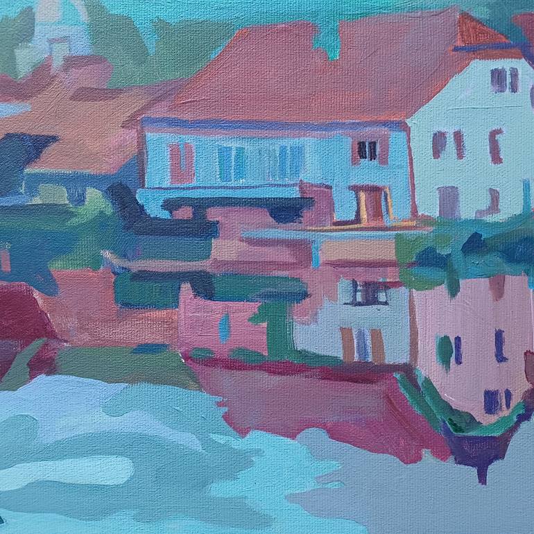 Original Contemporary Landscape Painting by Tatiana Rudenko