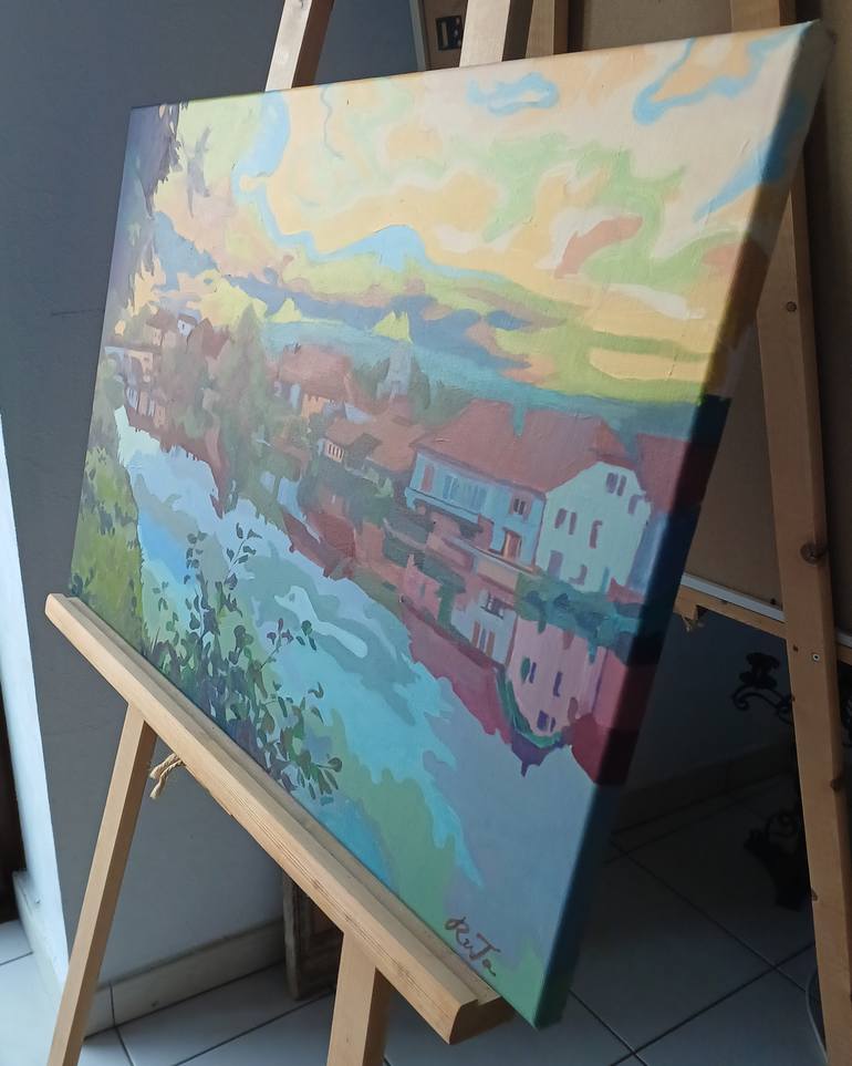 Original Contemporary Landscape Painting by Tatiana Rudenko