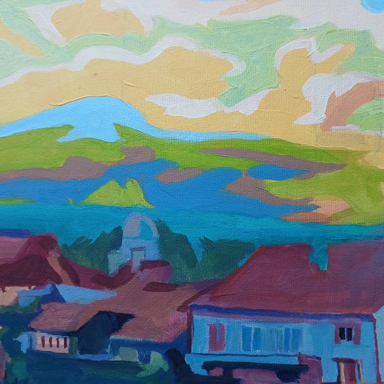 Original Contemporary Landscape Painting by Tatiana Rudenko