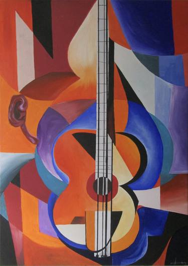 Original Art Nouveau Abstract Paintings by Tamerlan Abuziarov