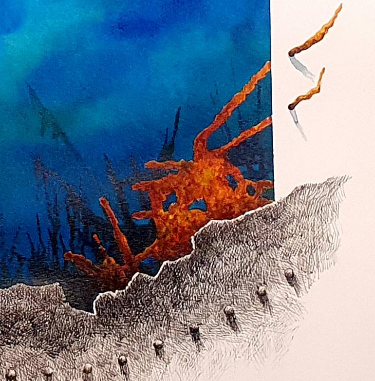Original Contemporary Seascape Painting by Ricardo Moraga