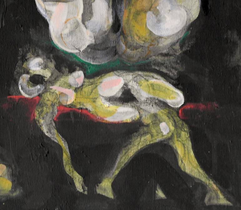 Original Abstract Body Painting by SadıK ÇağAtay Özkefeli