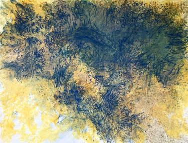 Original Abstract Expressionism Nature Mixed Media by Clotaire Lehoux