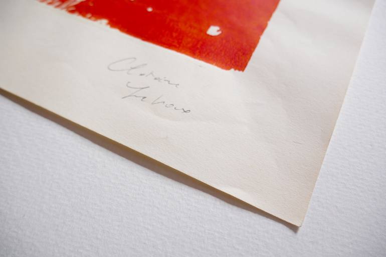 Original Fauvism Floral Printmaking by Clotaire Lehoux