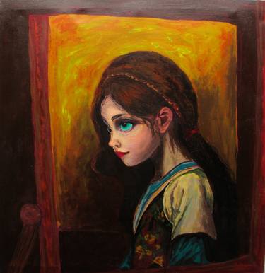 Original Abstract Classical Mythology Paintings by Alam Zeb