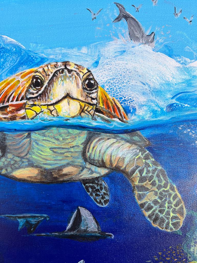 Original Realism Seascape Painting by Gabriele Liedtke