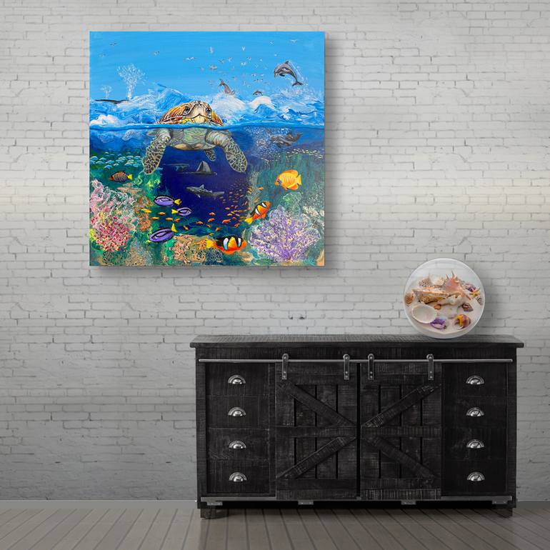 Original Realism Seascape Painting by Gabriele Liedtke