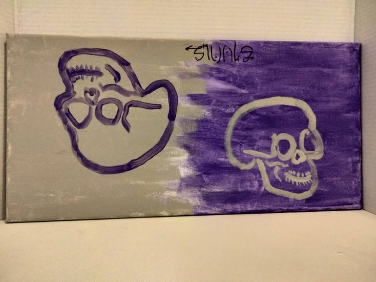 Original Pop Art Fantasy Painting by Skuhlz The Artist
