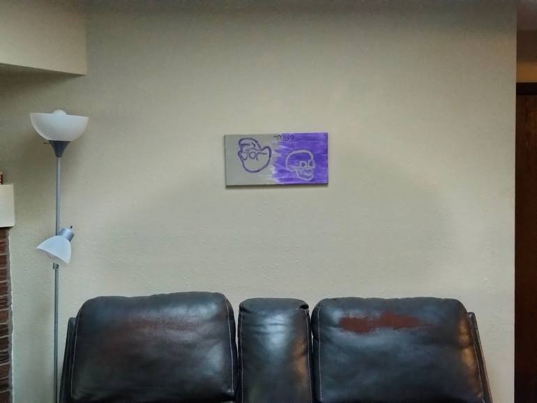 Original Pop Art Fantasy Painting by Skuhlz The Artist