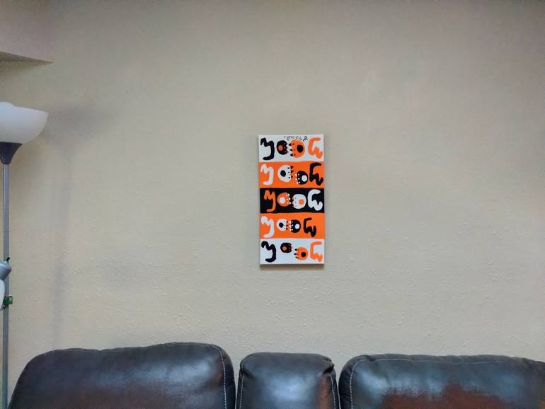 Original Pop Art Language Painting by Skuhlz The Artist