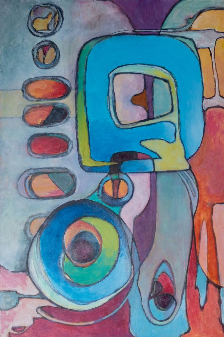 Original Abstract Painting by Mark Coffey