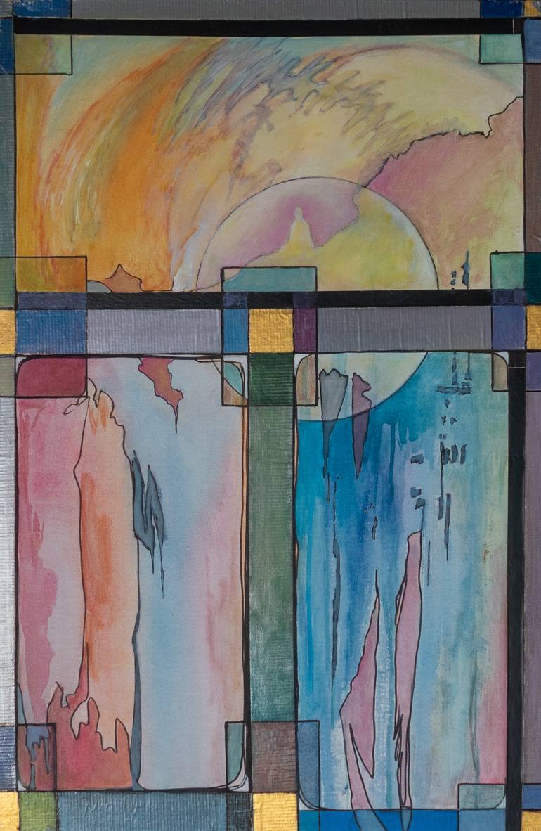 Original Abstract Painting by Mark Coffey