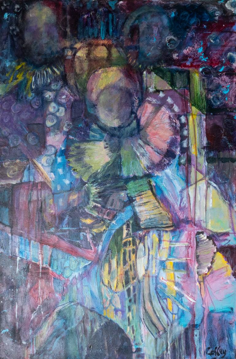 Original Abstract Painting by Mark Coffey