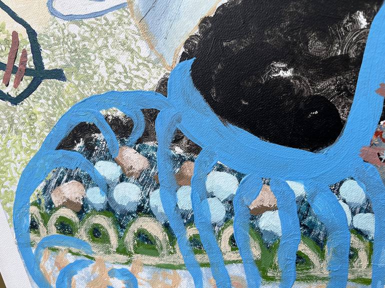 Original Abstract Landscape Painting by Mihrimah Pichora