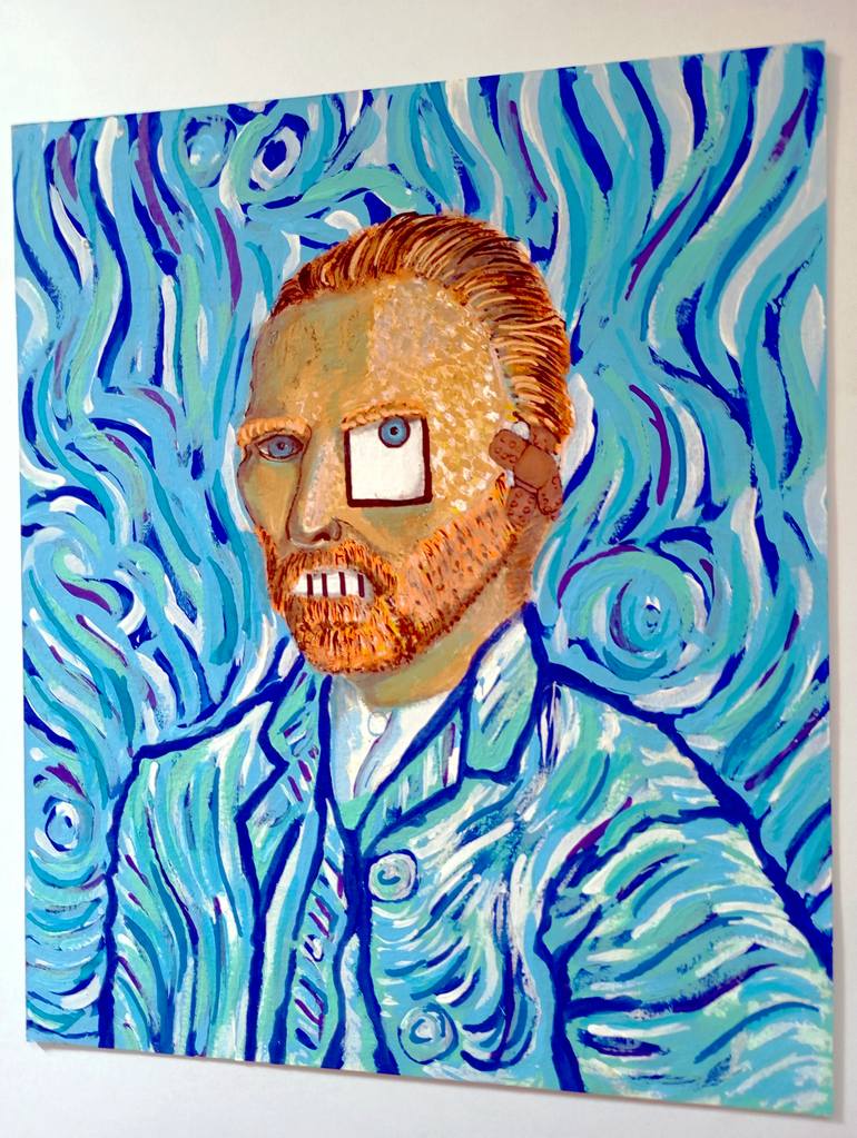 Original Contemporary Cartoon Painting by Omar L