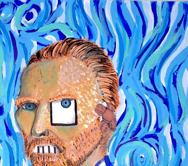 Original Contemporary Cartoon Painting by Omar L
