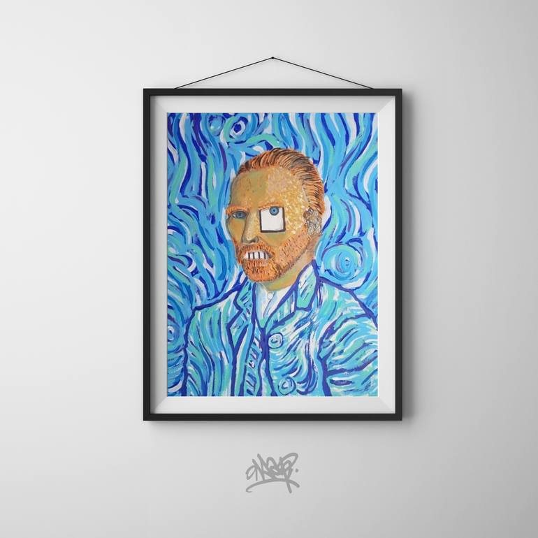 Original Contemporary Cartoon Painting by Omar L