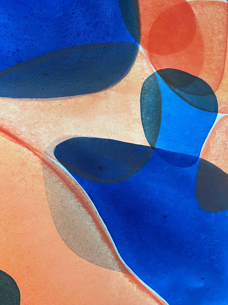Original Color Field Painting Abstract Painting by Barbara Wójcik