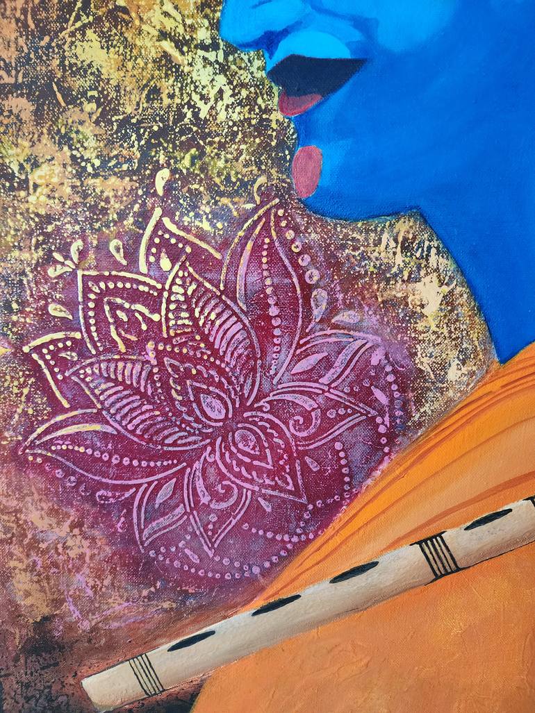 Original Abstract Expressionism Love Painting by Shilpi Dabral
