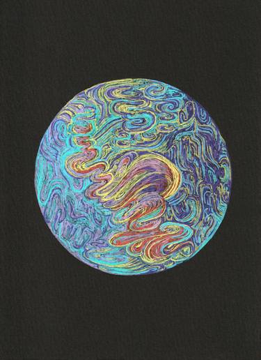 Original Geometric Abstract Mixed Media by Roberto Picciau