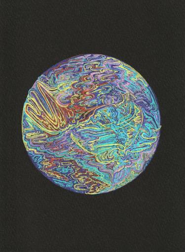 Original Art Deco Abstract Mixed Media by Roberto Picciau