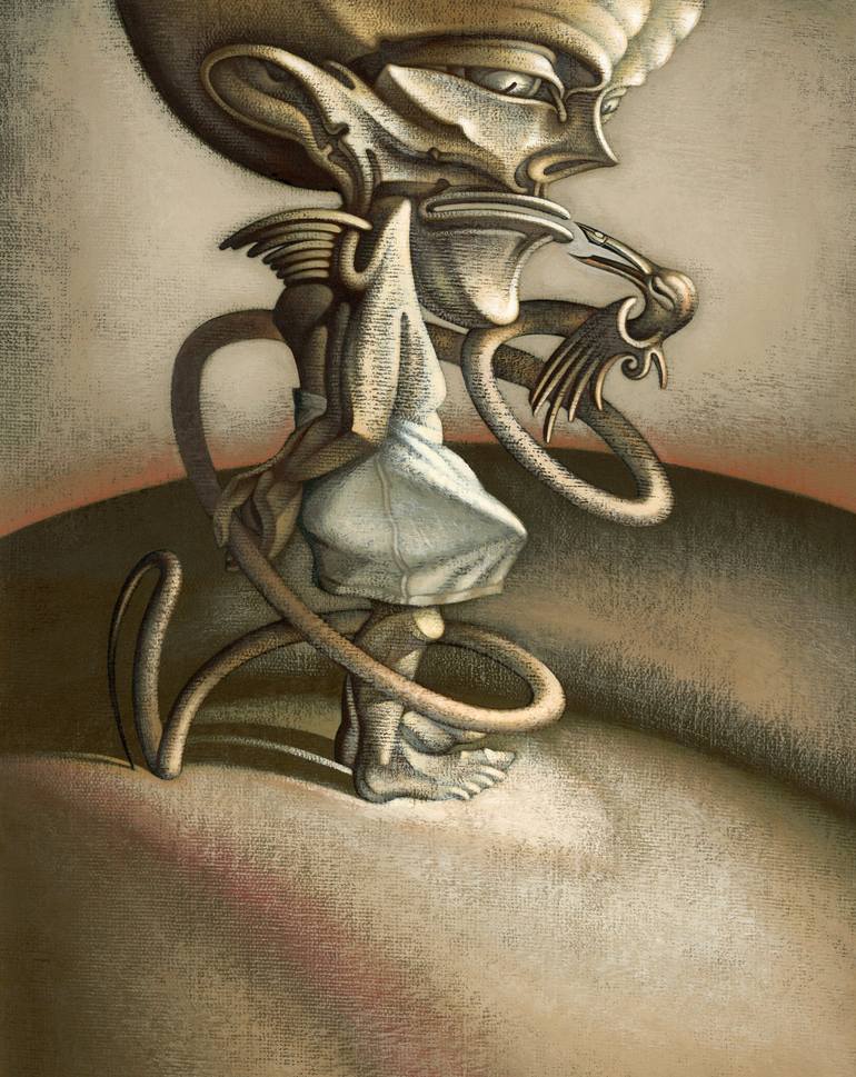 Print of Figurative Fantasy Paintings by Nik Ad