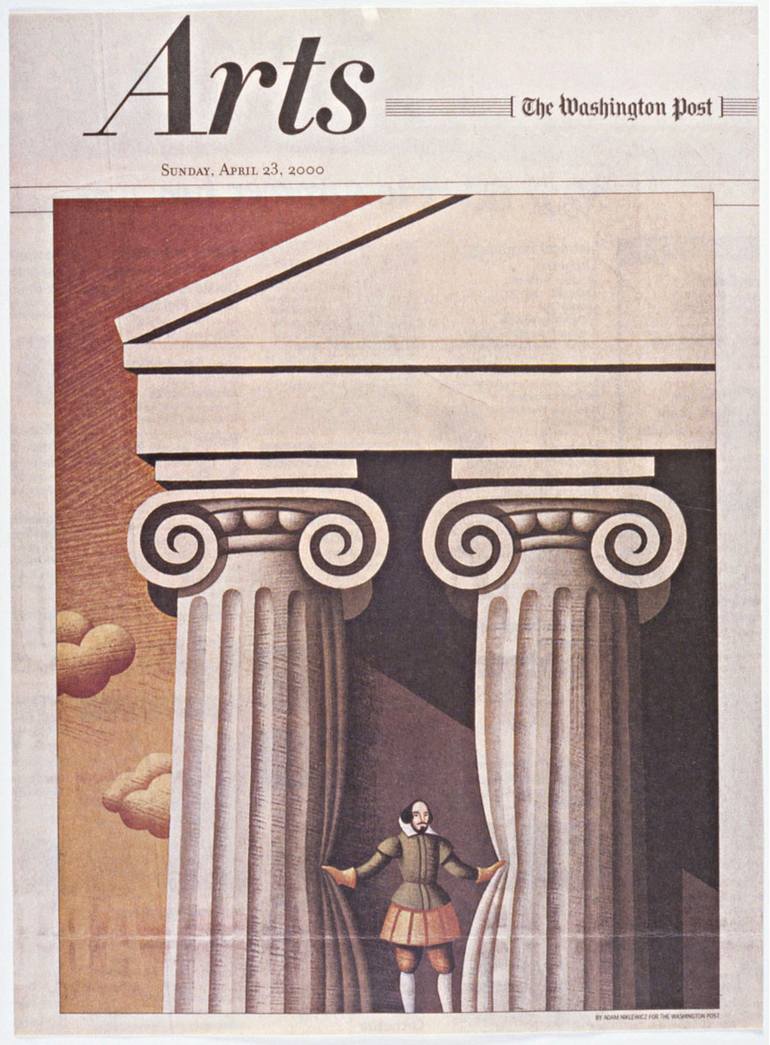 Original Conceptual Pop Culture/Celebrity Painting by Nik Ad