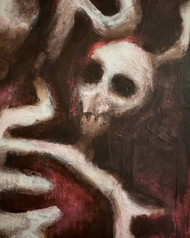 Original Expressionism Body Painting by Steve Leadbeater