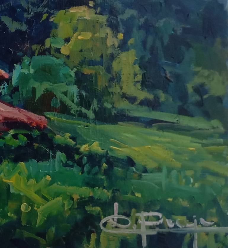 Original Color Field Painting Landscape Painting by Jose Daniel Pareja Quiles
