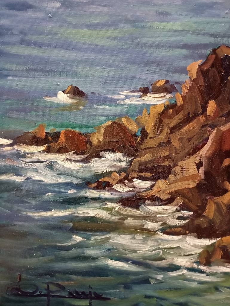Original Color Field Painting Seascape Painting by Jose Daniel Pareja Quiles
