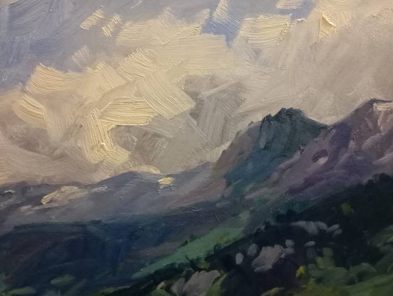 Original Color Field Painting Landscape Painting by Jose Daniel Pareja Quiles