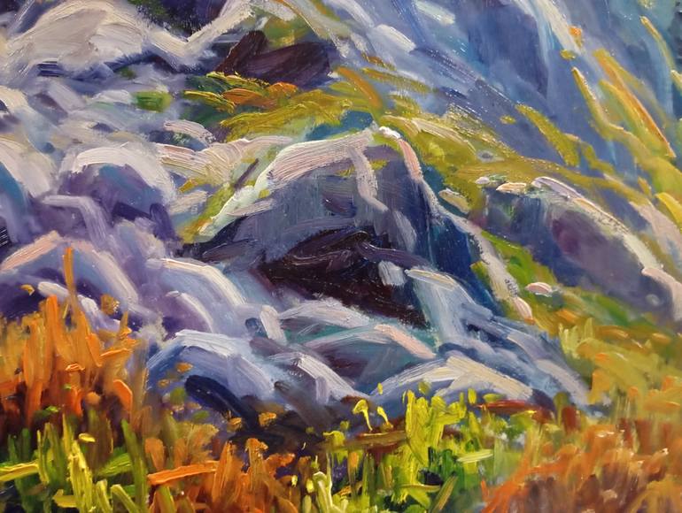 Original Color Field Painting Landscape Painting by Jose Daniel Pareja Quiles