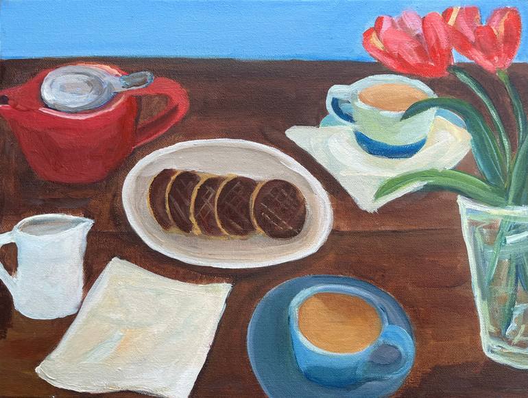 Original Still Life Painting by Alice Sebastian | Contemporary Art on Canvas | Mother's Day