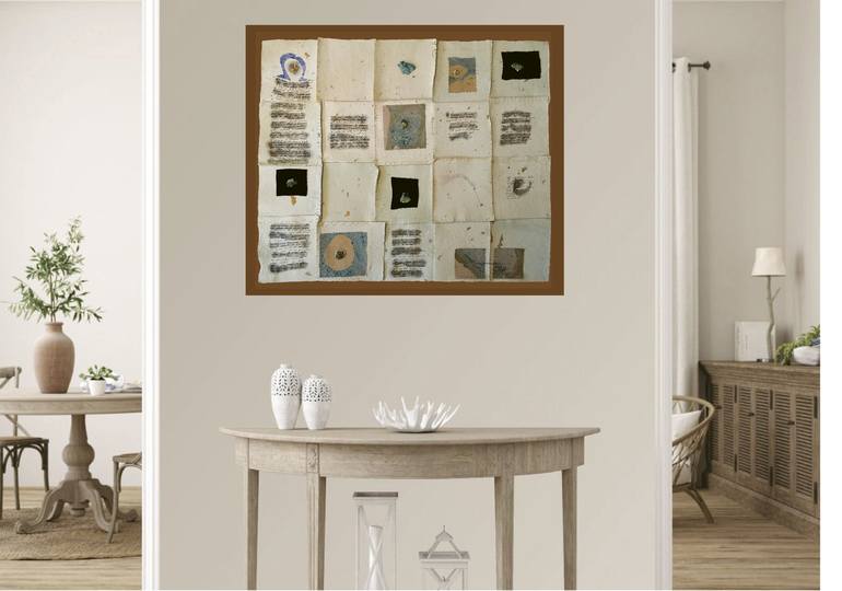 Original Contemporary Abstract Collage by Renata Giannelli