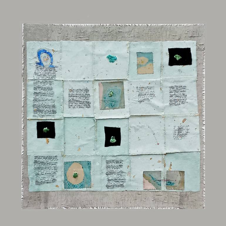 Original Contemporary Abstract Collage by Renata Giannelli