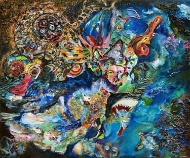 Original Contemporary Abstract Mixed Media by Shannon Yeh