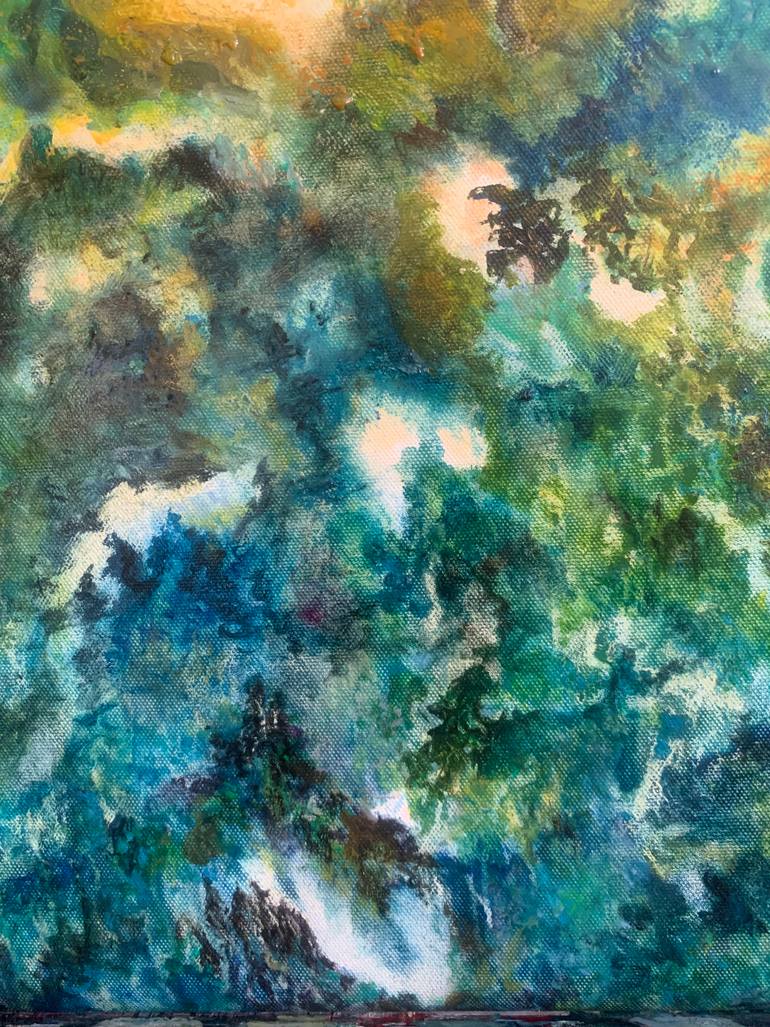 Original Expressionism Landscape Painting by Shannon Yeh