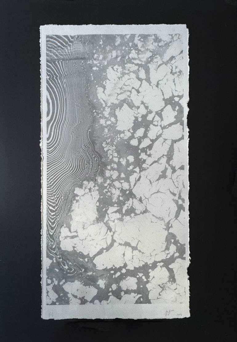 Original Abstract Expressionism Abstract Painting by Eugen Cherednikov