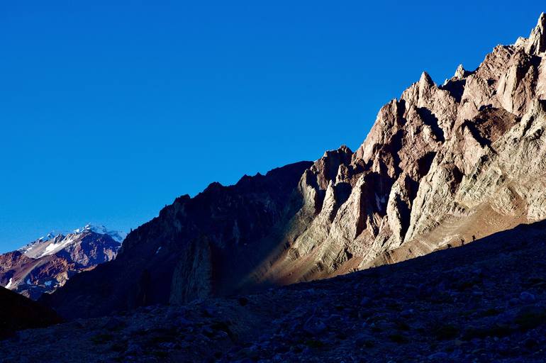 Original Landscape Photography by Aleksandr Kuznetsov | Documentary Art on Paper | The beginning of the way to the summit of Aconcagua.