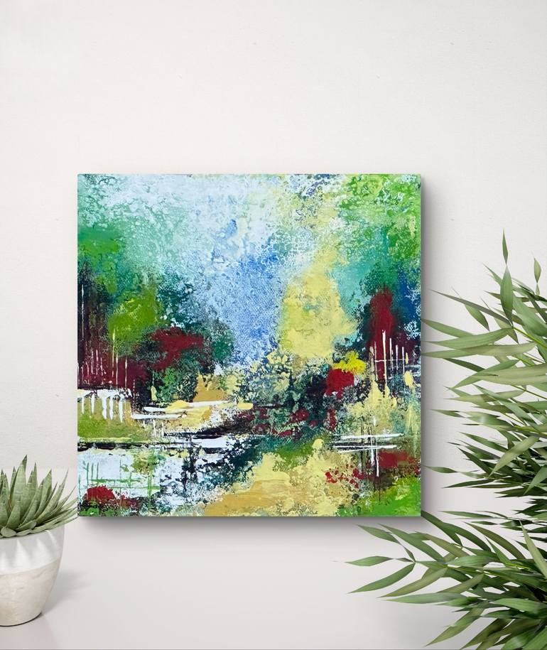 Original Contemporary Abstract Painting by Fifi Studio