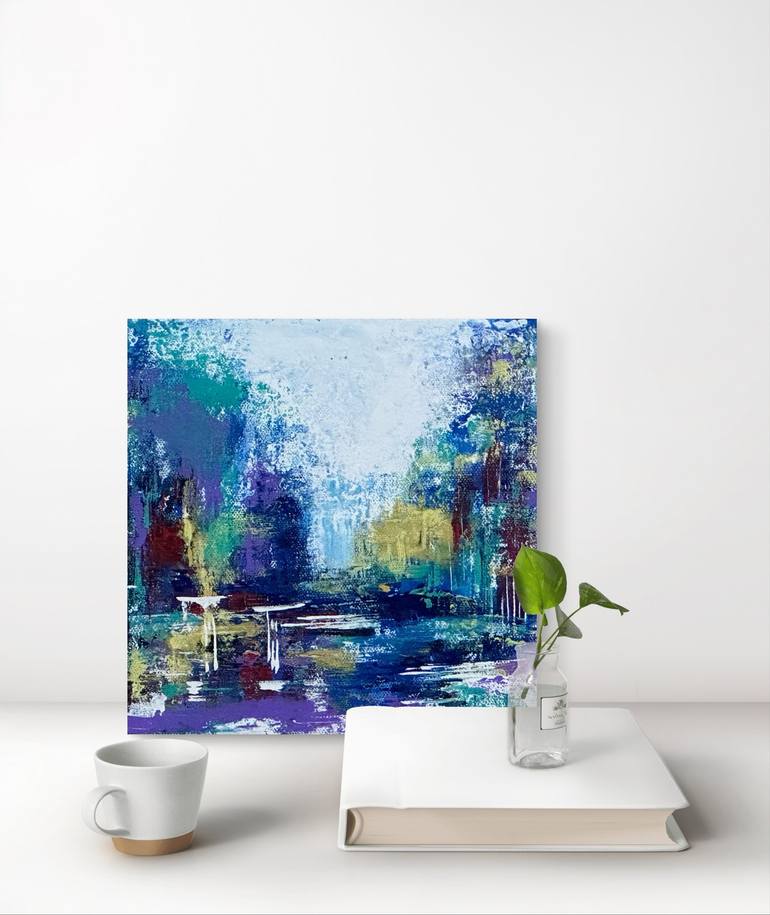 Original Contemporary Abstract Painting by Fifi Studio