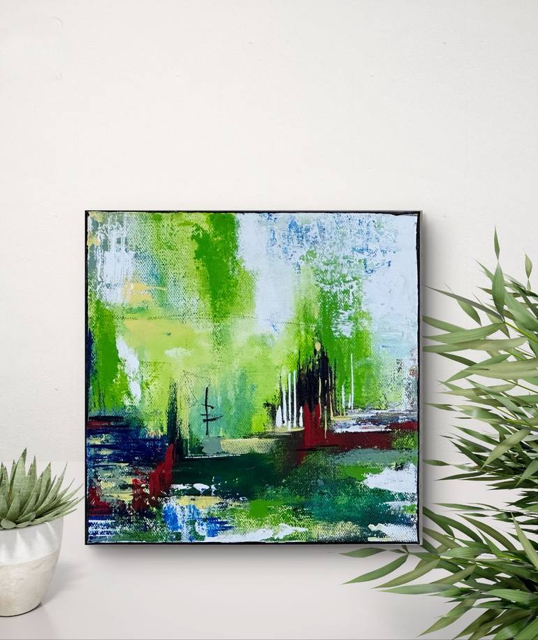 Original Contemporary Abstract Painting by Fifi Studio