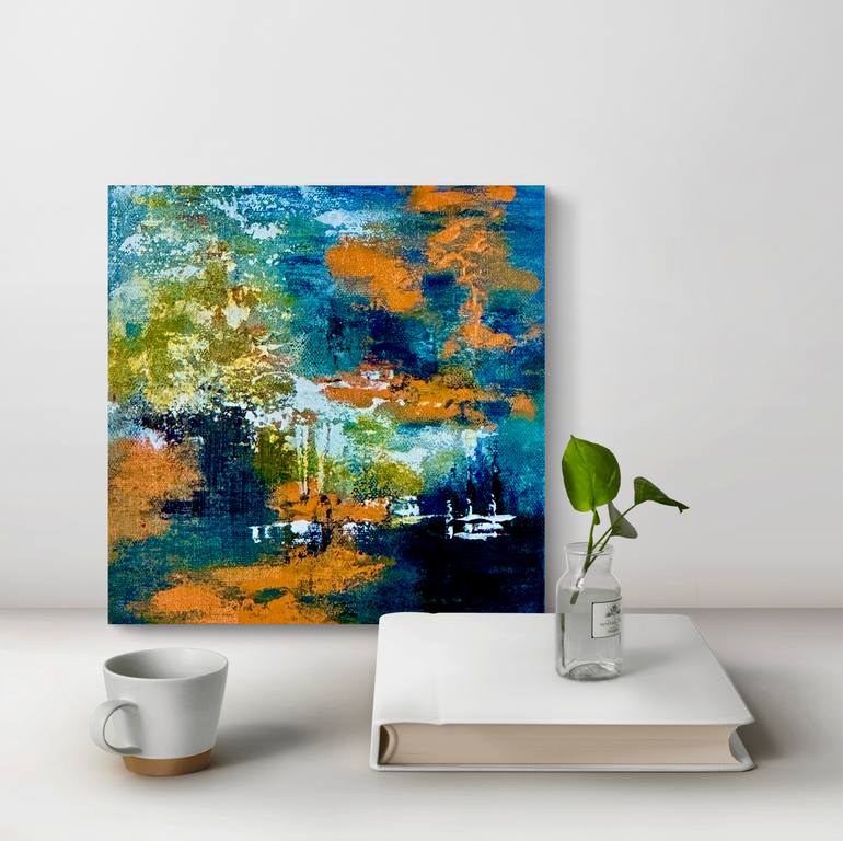Original Contemporary Abstract Painting by Fifi Studio