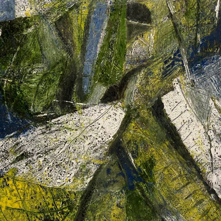 Original Abstract Painting by Osvaldo Krasmanski