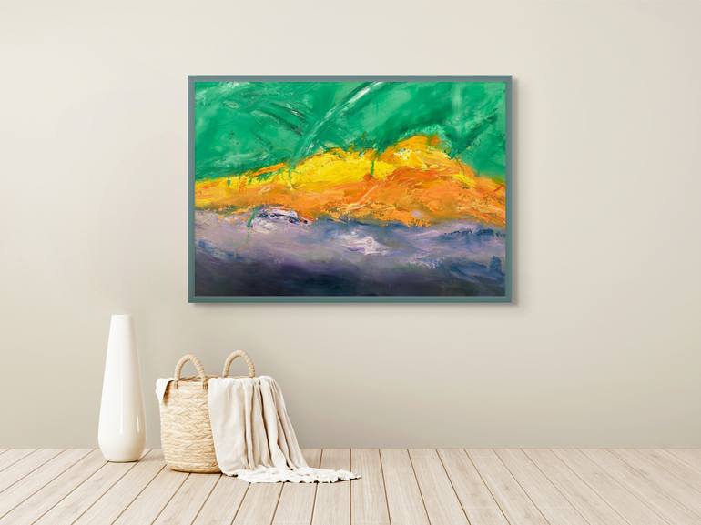 Original Contemporary Abstract Painting by Liliana Alem