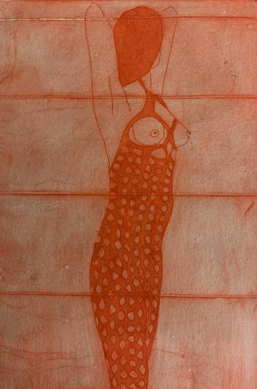 Original Abstract Expressionism Body Mixed Media by Kateryna Barvinska