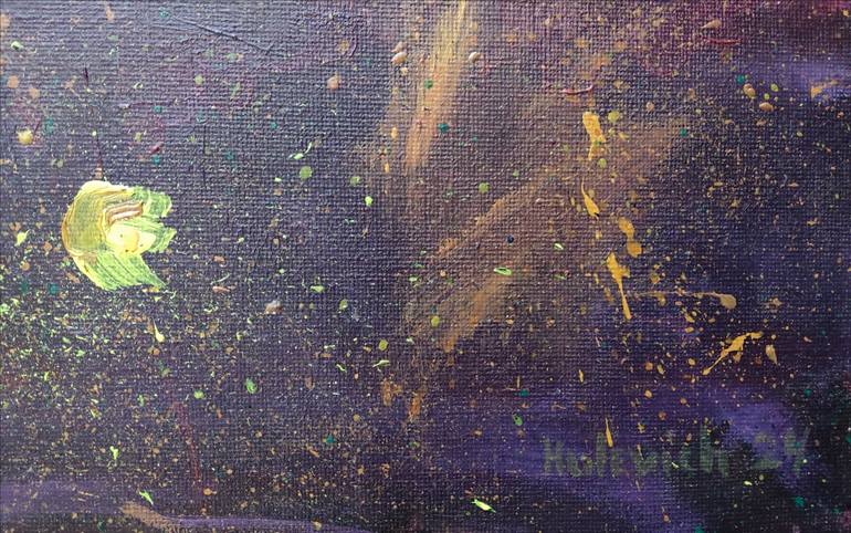 Original Abstract Expressionism Sports Painting by Siamion Hulevich