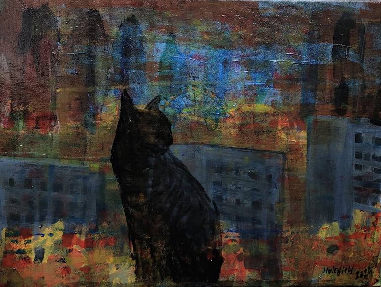 Print of Abstract Expressionism Animal Paintings by Siamion Hulevich