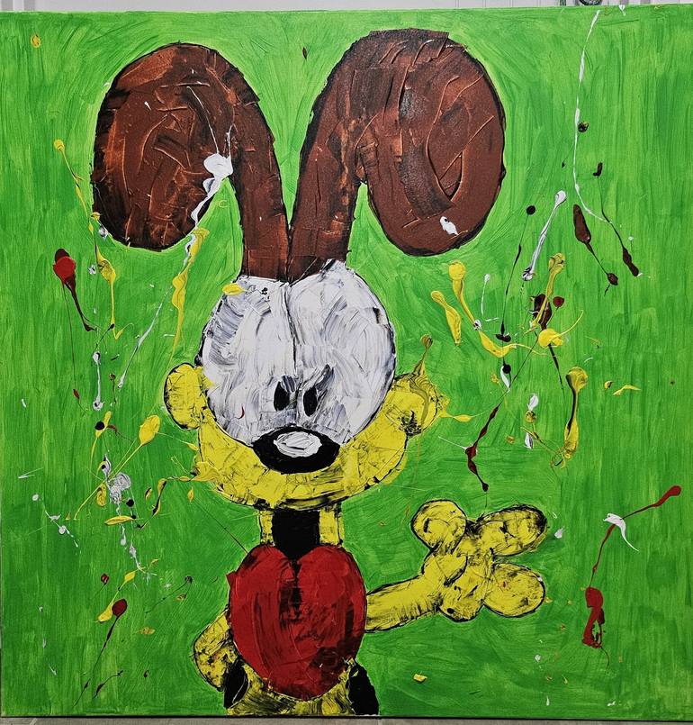 Original Abstract Cartoon Paintings by Jessica Mack